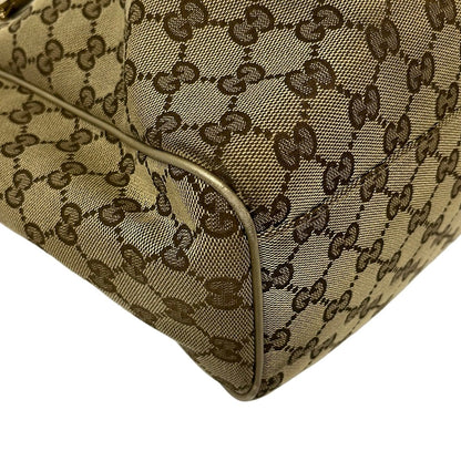 Gucci Tote Bag Sukey Light Brown Dark Gold Leather — view 6