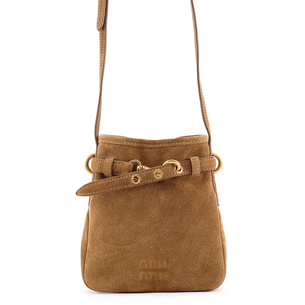 Miu Miu Shoulder Bag Pouch Suede