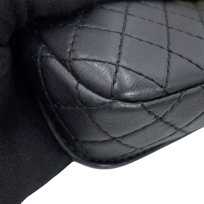 Chanel Waist Bag CC Logo Quilted Leather Tweed Black — view 8