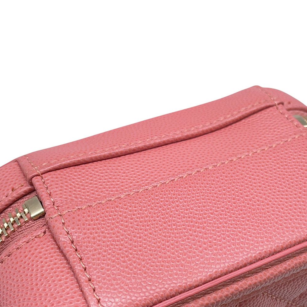 Chanel Chain Shoulder Bag CC Filigree Vanity Caviar Leather — view 7