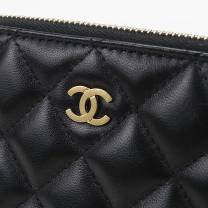 Chanel Quilted Chain Wallet Lambskin Shoulder Bag — view 6