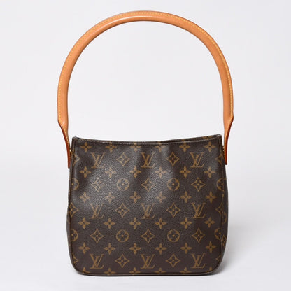 Louis Vuitton Monogram Looping MM Bag Vachetta Leather Brown Gold — view 2