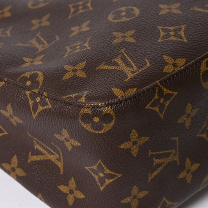 Louis Vuitton Monogram Looping MM Bag Vachetta Leather Brown Gold — view 5