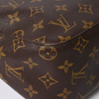 Louis Vuitton Monogram Looping MM Bag Vachetta Leather Brown Gold — view 7