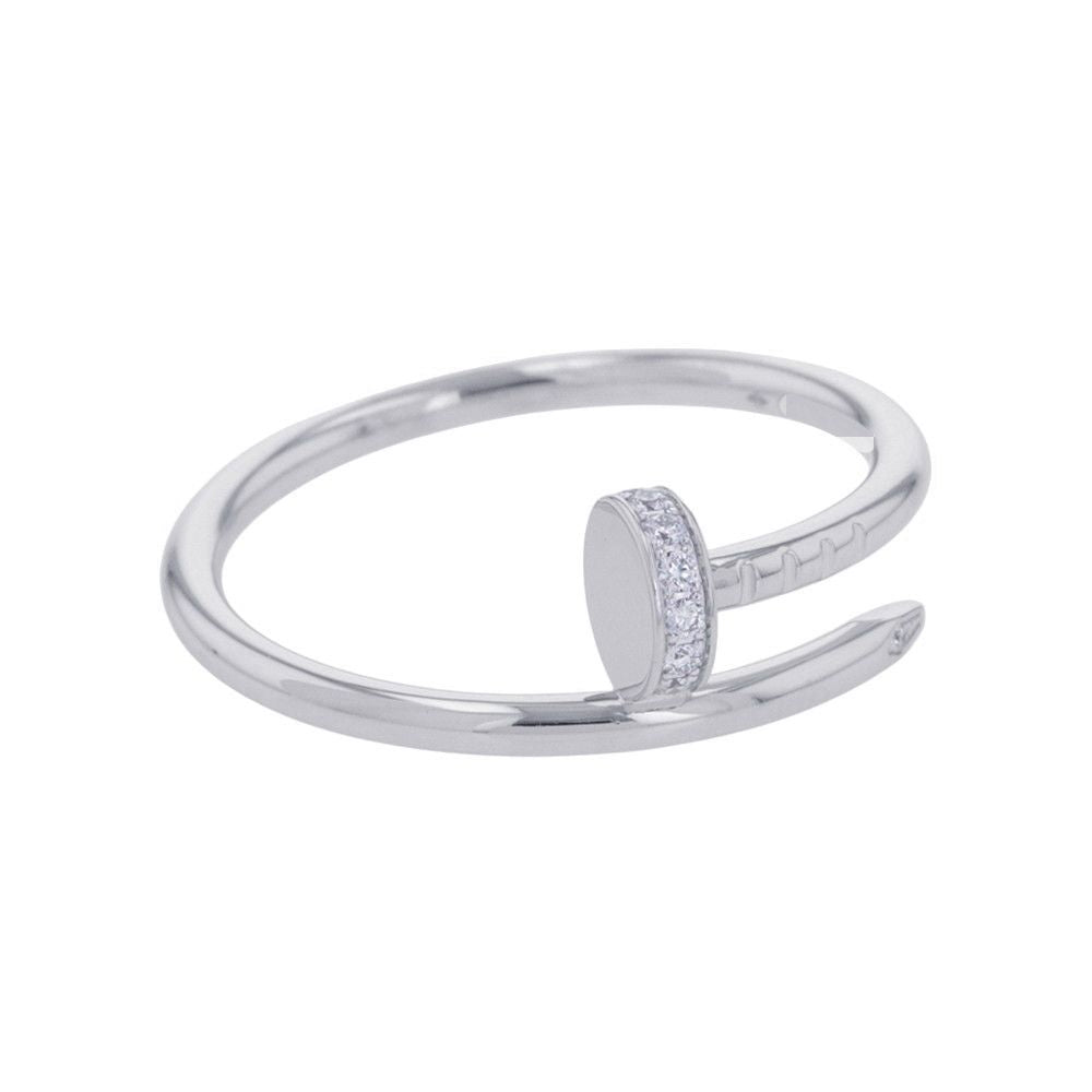 Cartier Ring Juste un Clou SM Small Model Diamond Total 18k White Gold