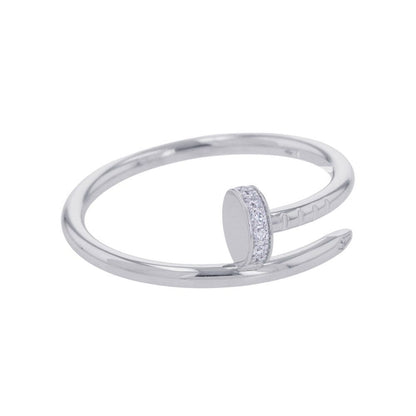 Cartier Ring Juste un Clou SM Small Model Diamond Total 18k White Gold