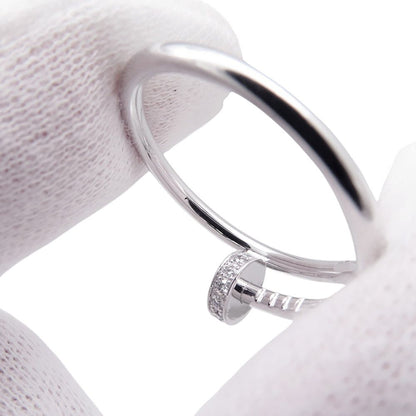 Cartier Ring Juste un Clou SM Small Model Diamond Total 18k White Gold — view 8