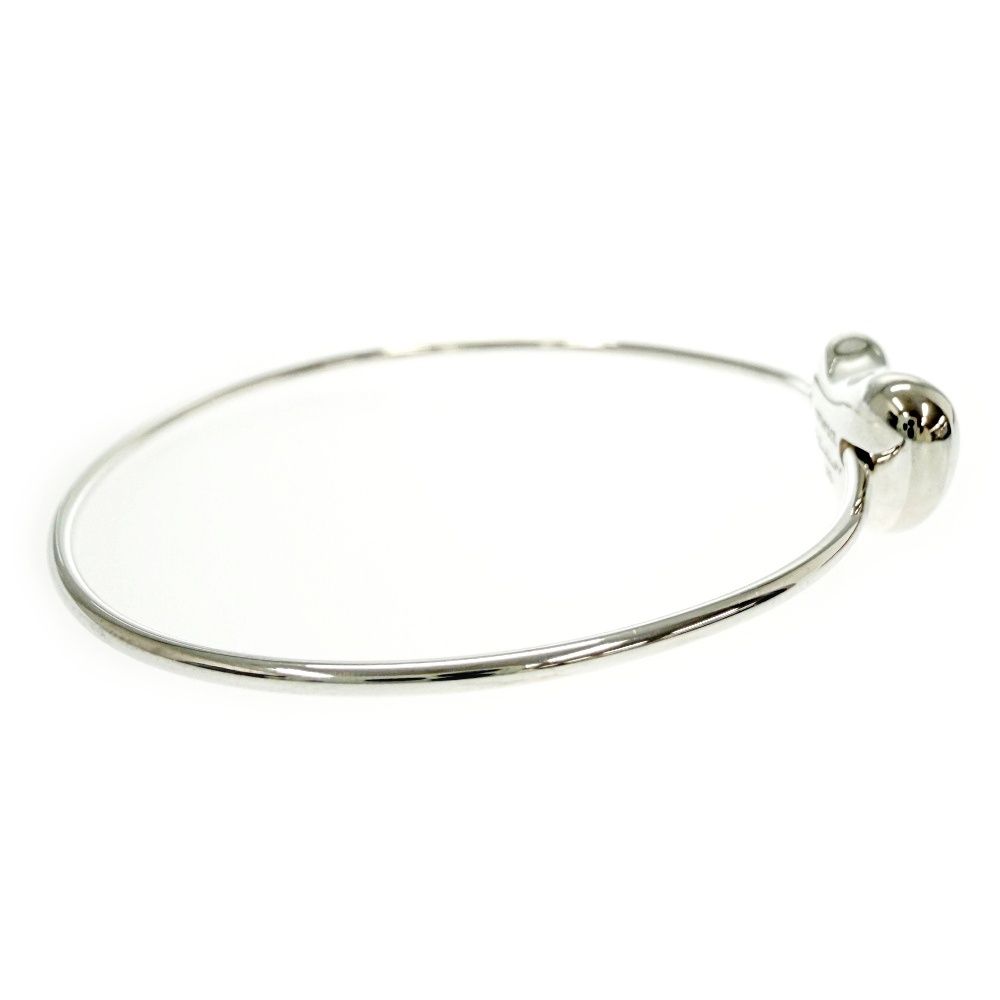 Tiffany & Co Silver Bean Bangle Bracelet — view 4