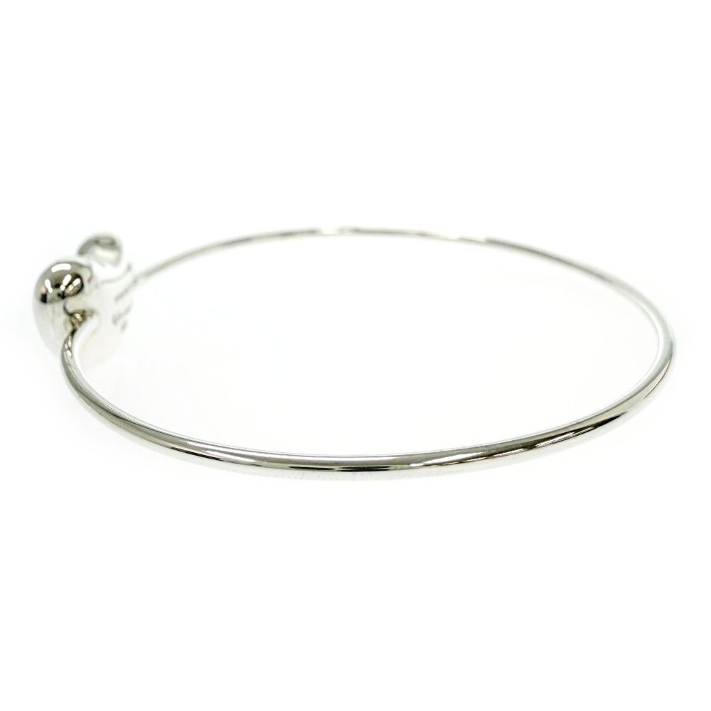 Tiffany & Co Silver Bean Bangle Bracelet — view 2