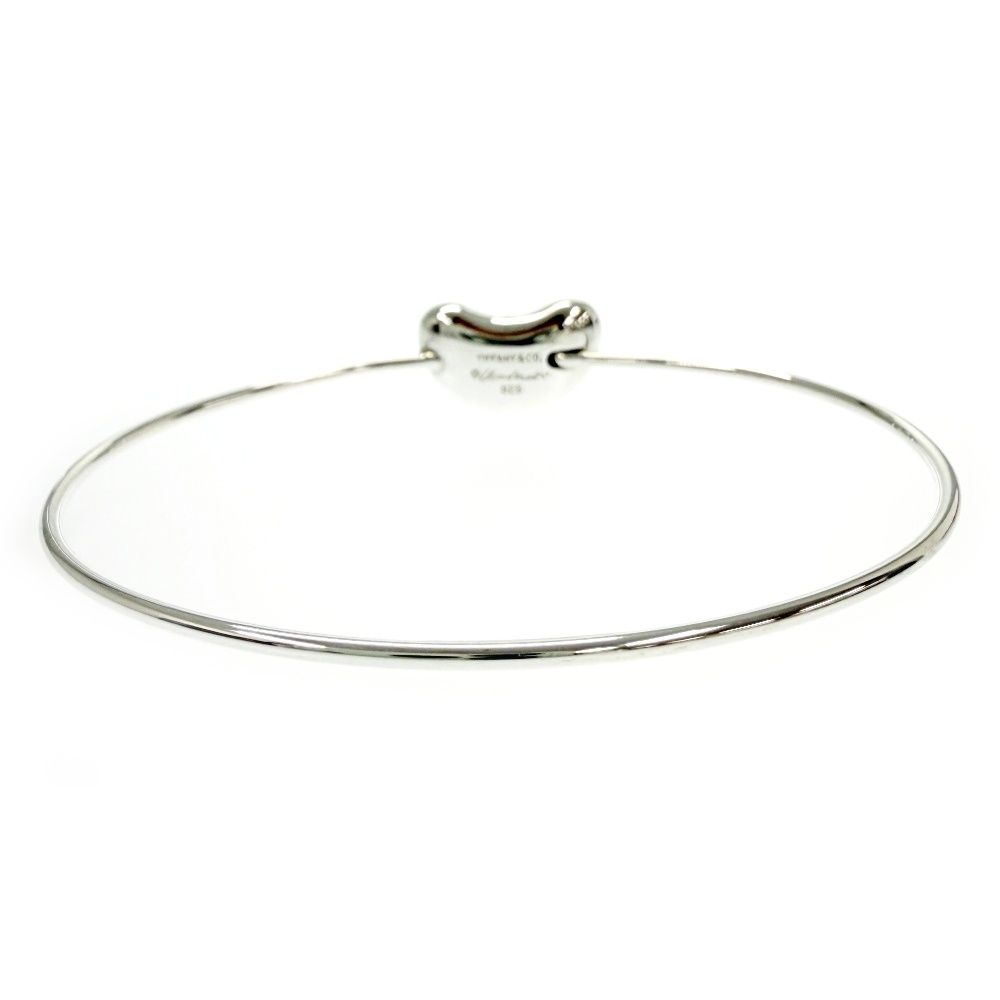 Tiffany & Co Silver Bean Bangle Bracelet — view 3