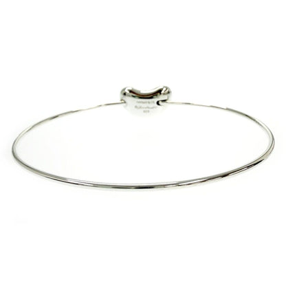 Tiffany & Co Silver Bean Bangle Bracelet — view 3