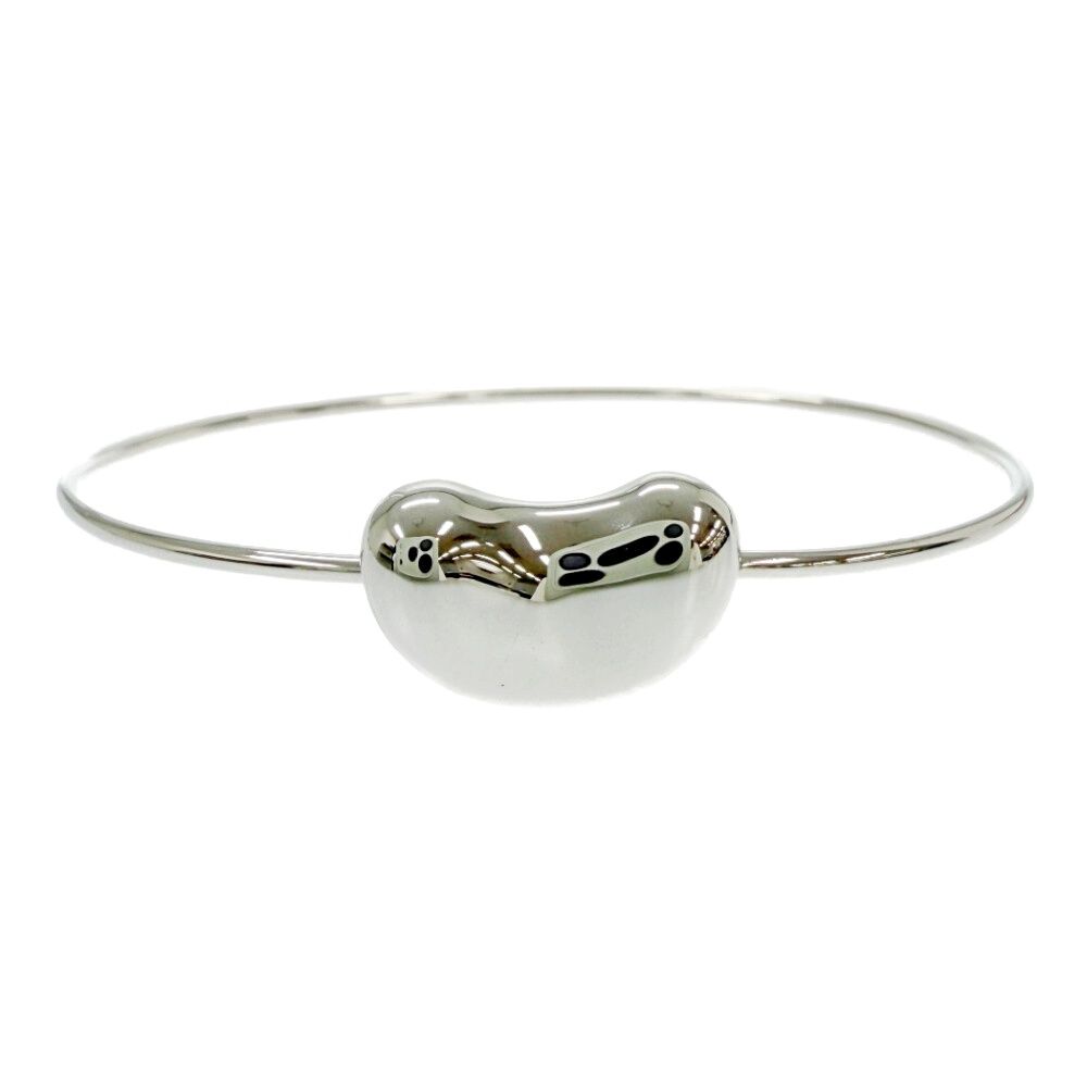 Tiffany & Co Silver Bean Bangle Bracelet