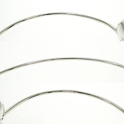 Tiffany & Co Silver Bean Bangle Bracelet — view 8
