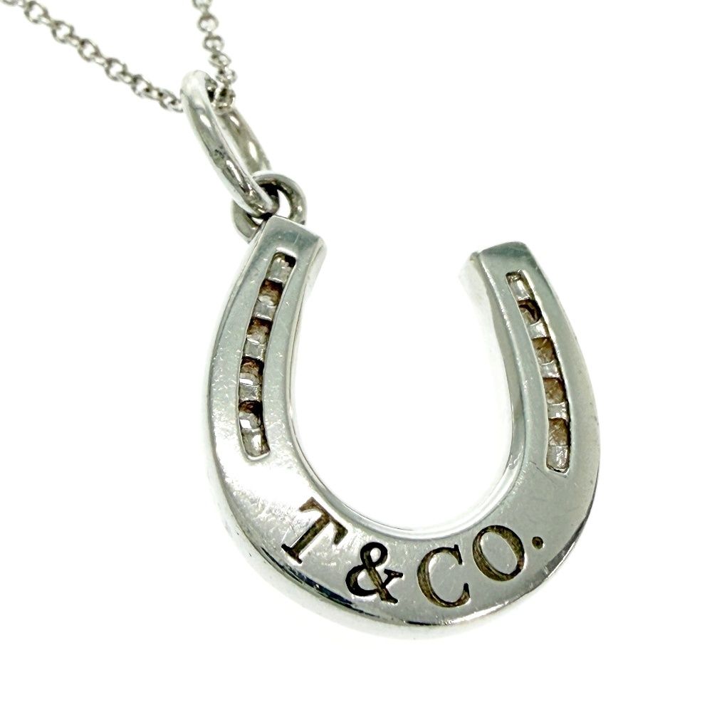 Tiffany & Co Silver Horseshoe Necklace