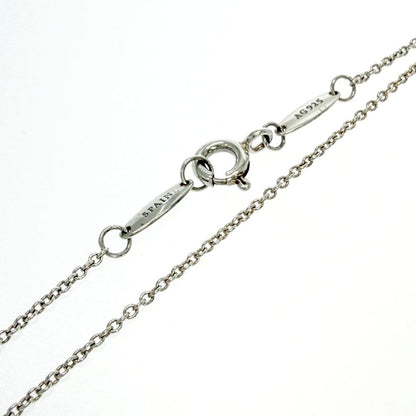 Tiffany & Co Silver Diamond by the Yard Necklace — view 7