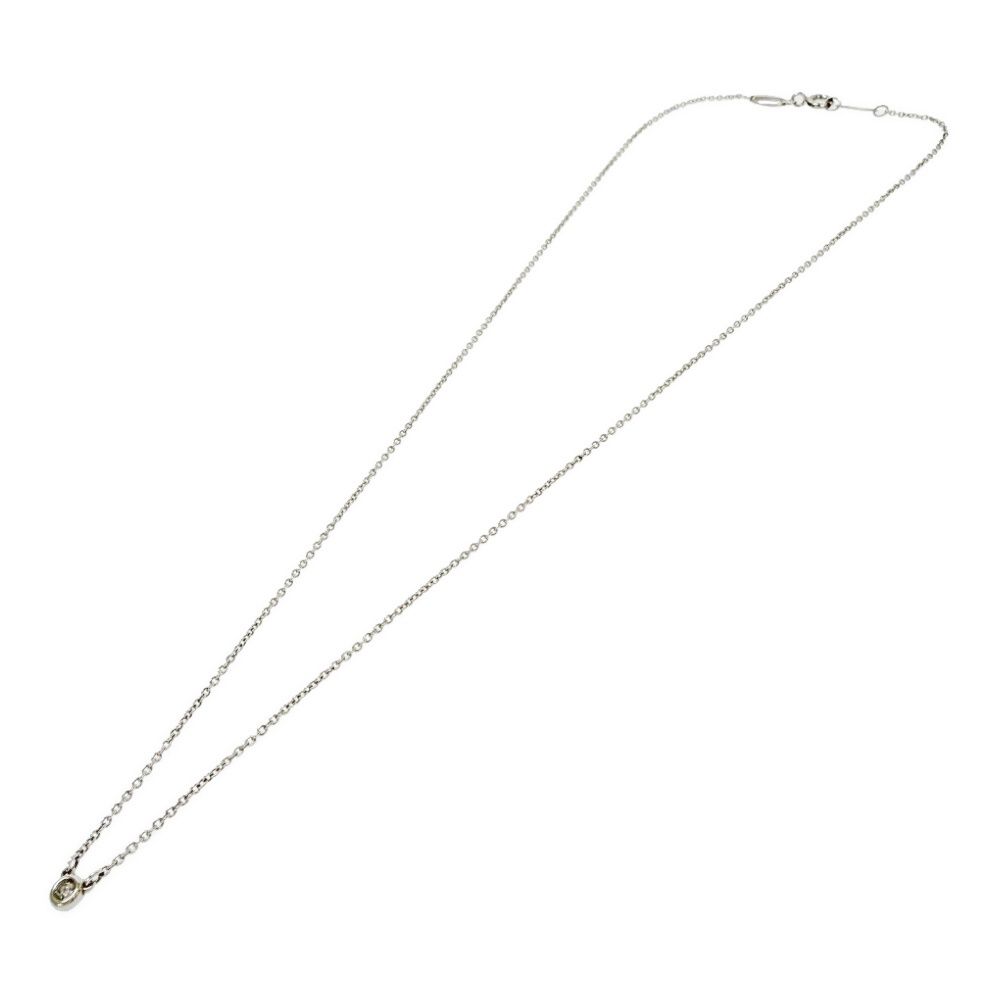 Tiffany & Co Silver Diamond by the Yard Necklace — view 4