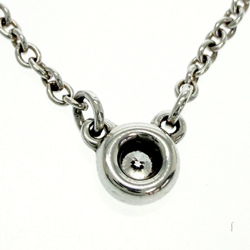 Tiffany & Co Silver Diamond by the Yard Necklace — view 3