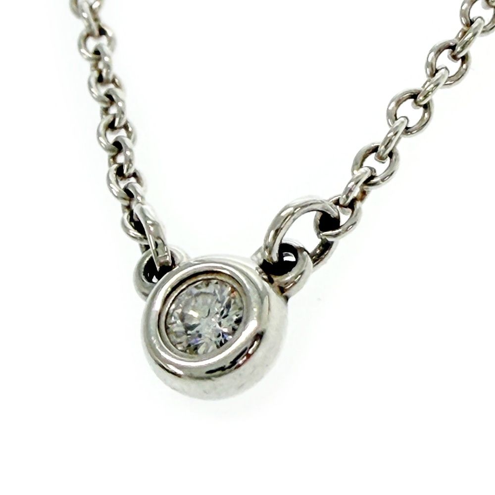 Tiffany & Co Silver Diamond by the Yard Necklace — view 2