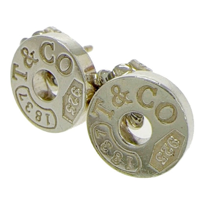 Tiffany & Co Silver 1837 Circle Earrings — view 2