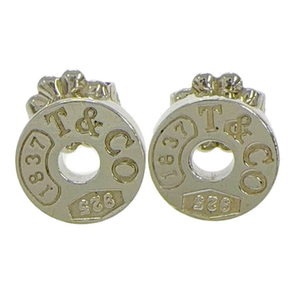Tiffany & Co Silver 1837 Circle Earrings