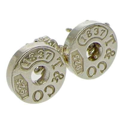 Tiffany & Co Silver 1837 Circle Earrings — view 3