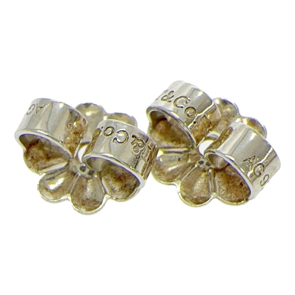 Tiffany & Co Silver 1837 Circle Earrings — view 7