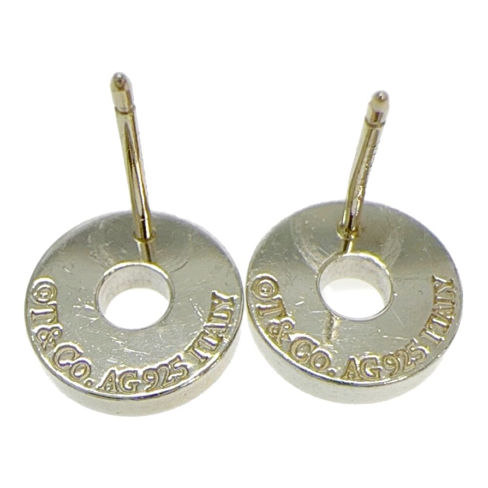 Tiffany & Co Silver 1837 Circle Earrings — view 5