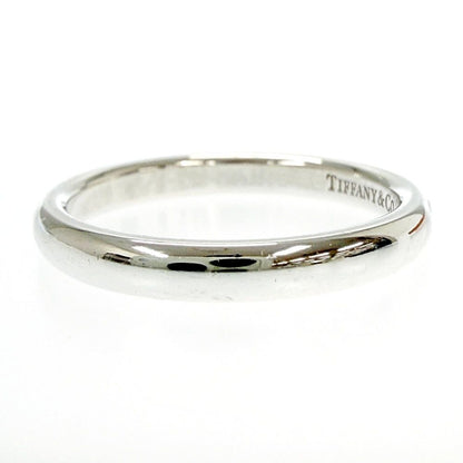Tiffany & Co Silver Stacking Band Ring Pink — view 4