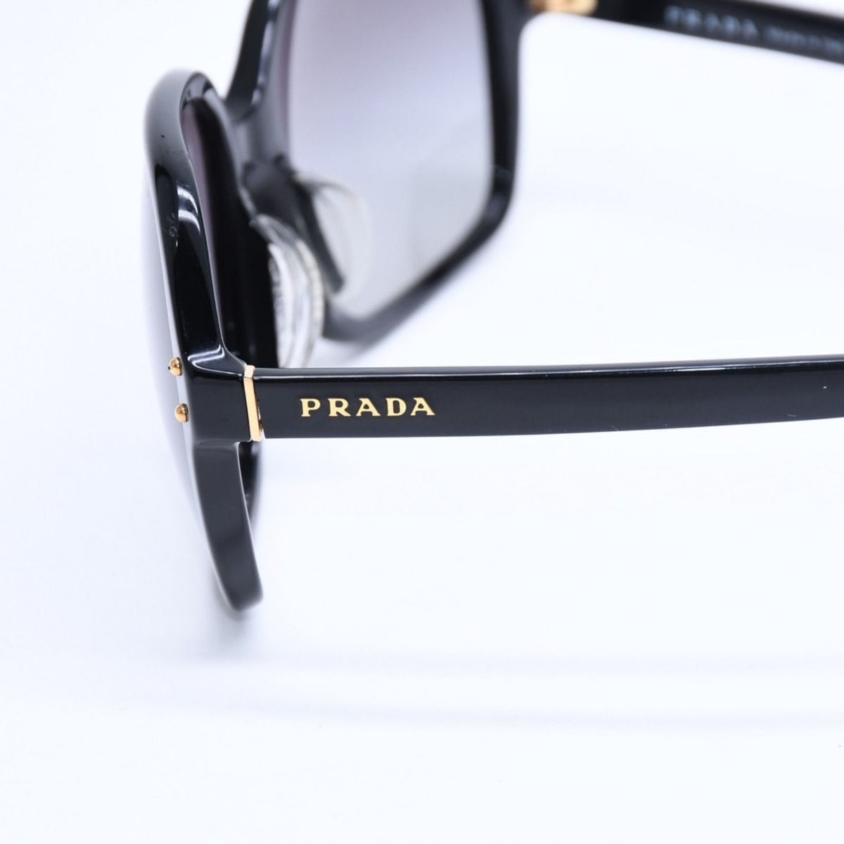 Prada Sunglasses Eyewear 59 18 Black Gold — view 5