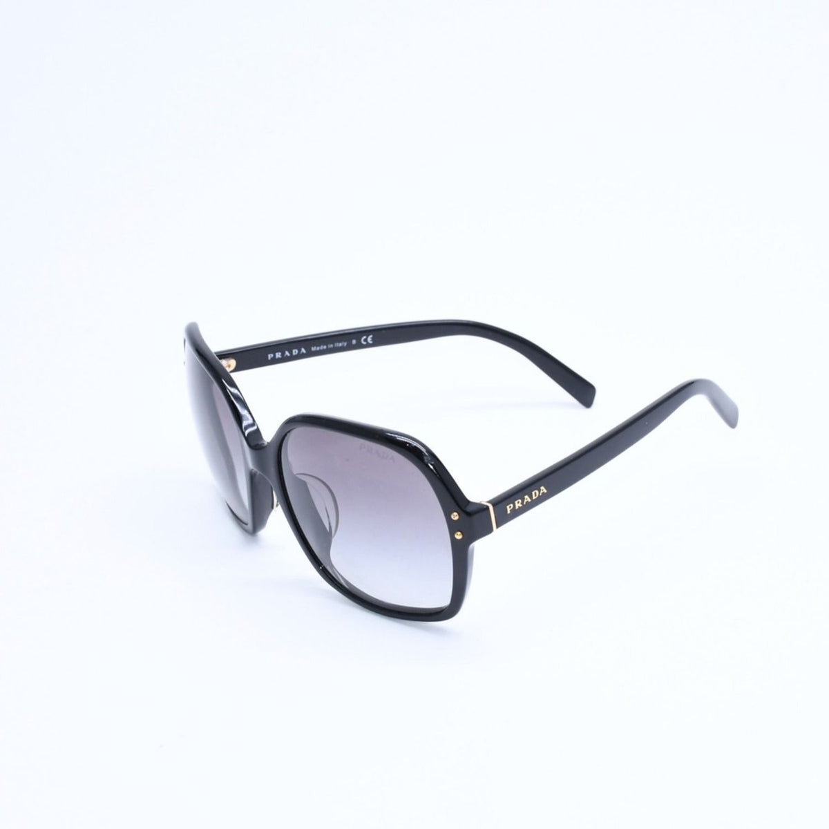 Prada Sunglasses Eyewear 59 18 Black Gold — view 2