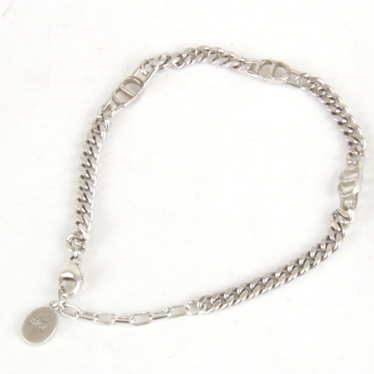 Dior Usedchristian CD Icon Bracelet 925 Sterling Silver — view 2