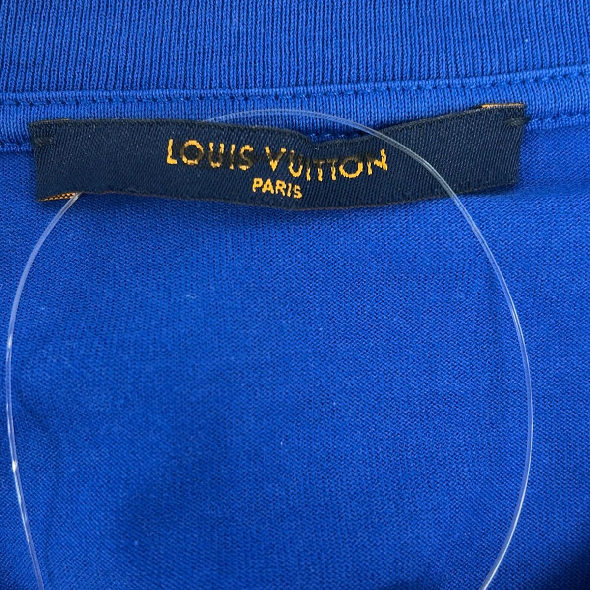 Louis Vuitton Short Sleeve T-Shirt Blue Red XS — view 3