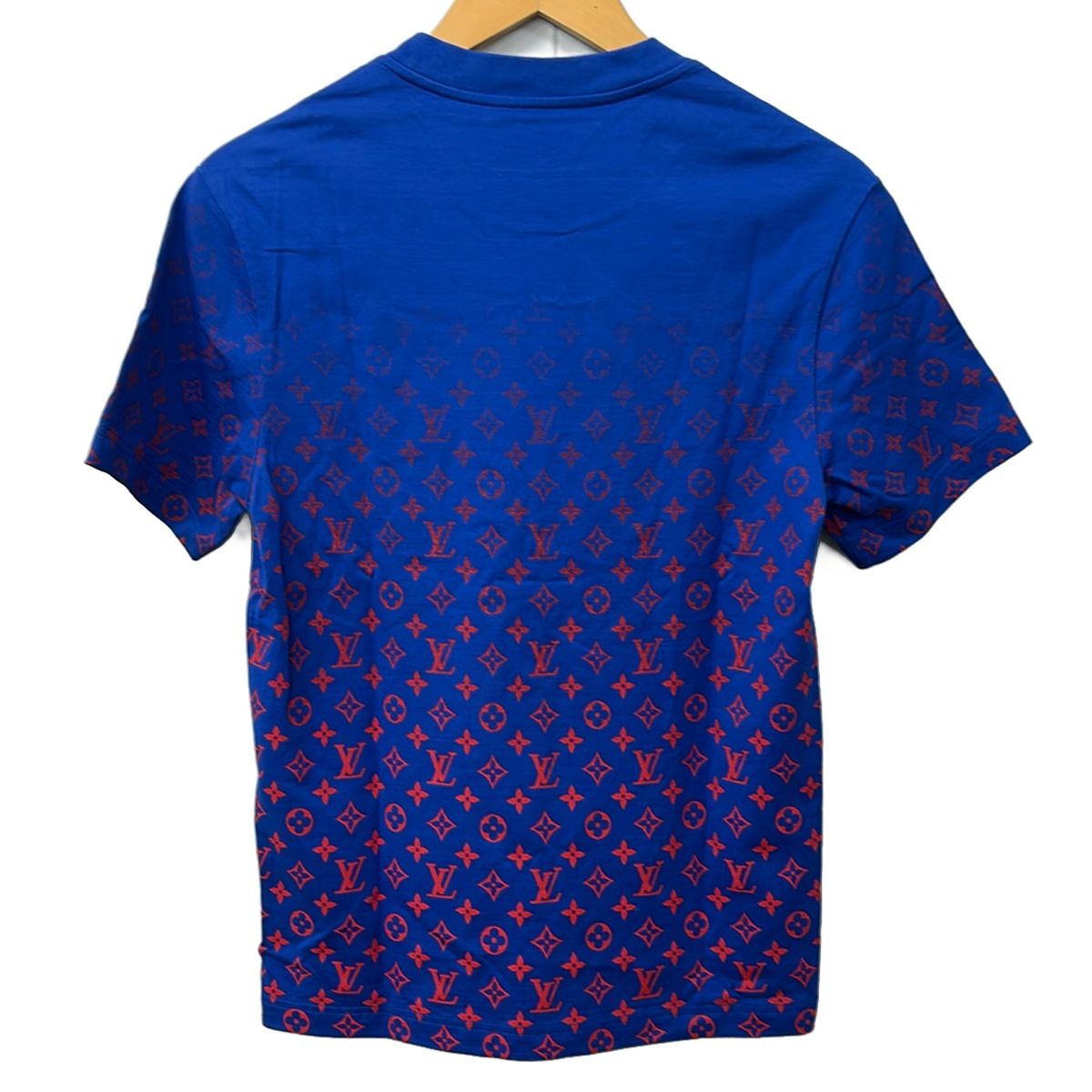 Louis Vuitton Short Sleeve T-Shirt Blue Red XS — view 2