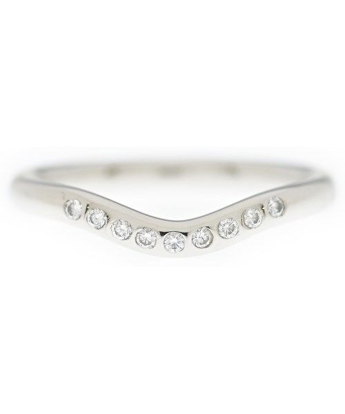 Tiffany & Co Curved Diamond Ring New