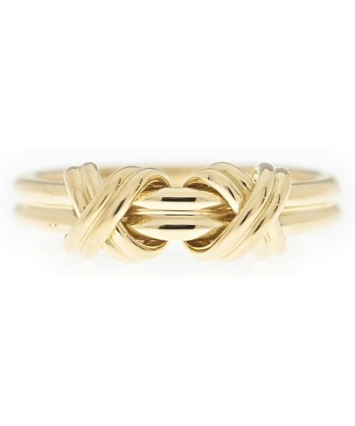Tiffany & Co Signature Ring 18k Yellow Gold 750 New