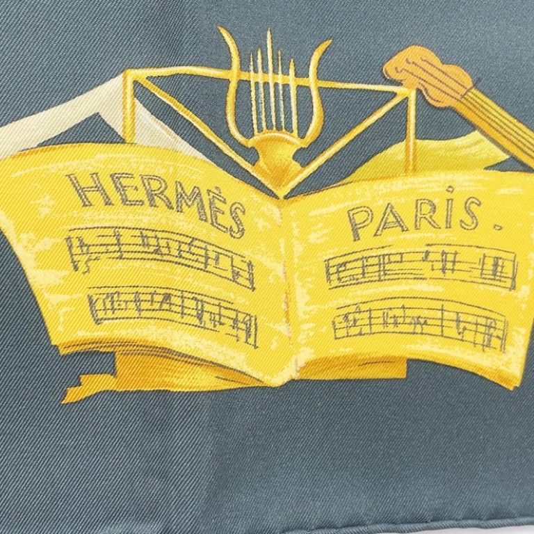 Hermes Scarf Carre 90 la Danse Multicolor Silk Large Ballerina Musical — view 2
