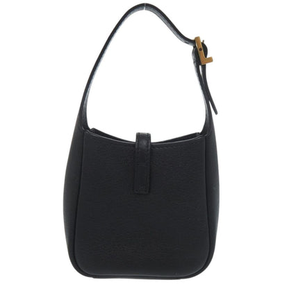 Saint Laurent Micro le Cassette Souple Metal Leather Black Handbag — view 2