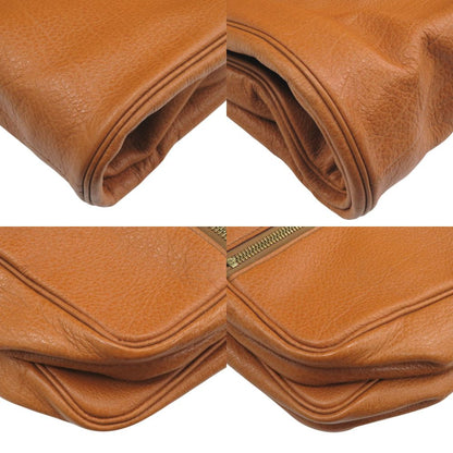 Hermes Gallop Buffalo Brown Gold Garment Bag Case — view 4