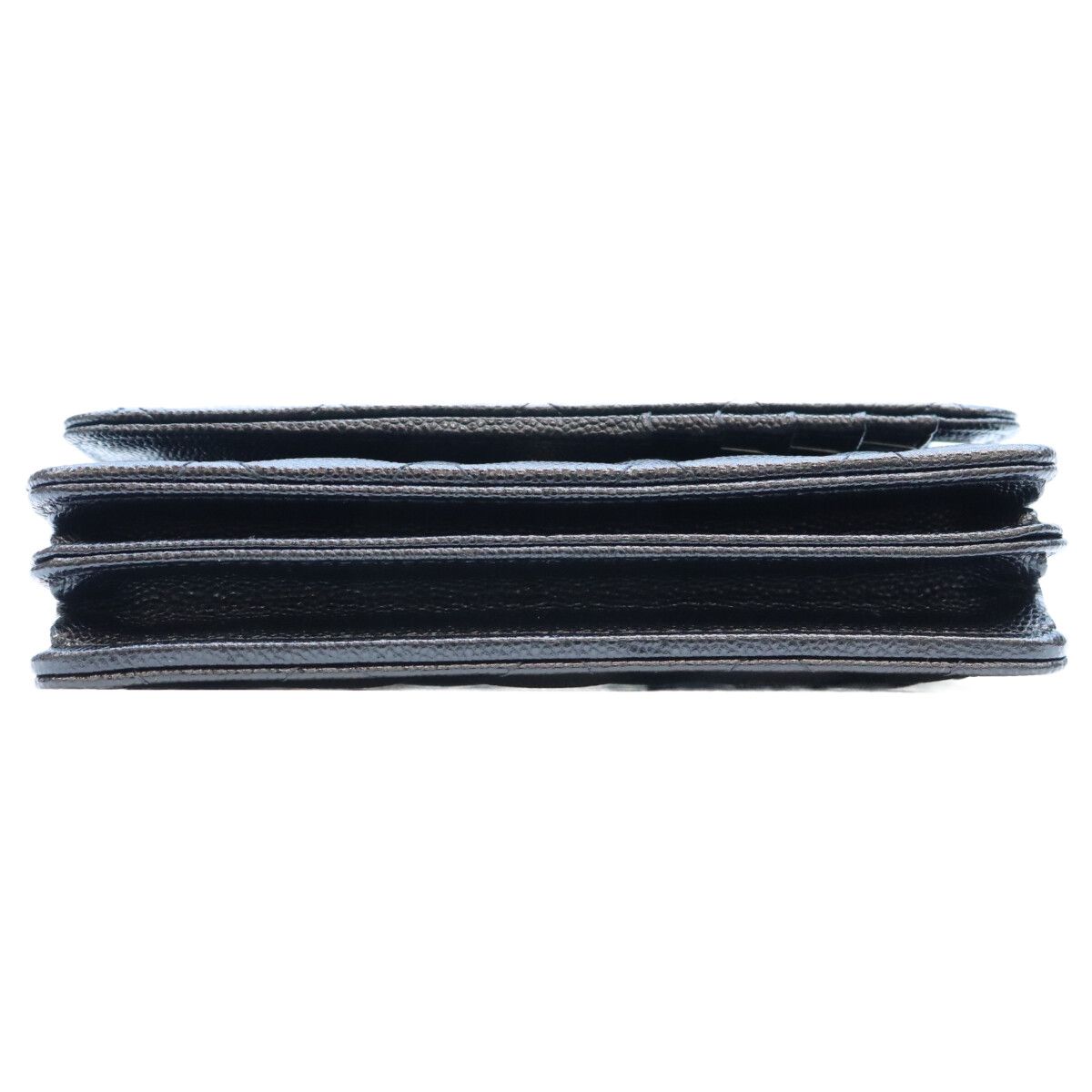 Chanel Black Caviar Mini Chain Wallet Shoulder Bag — view 5