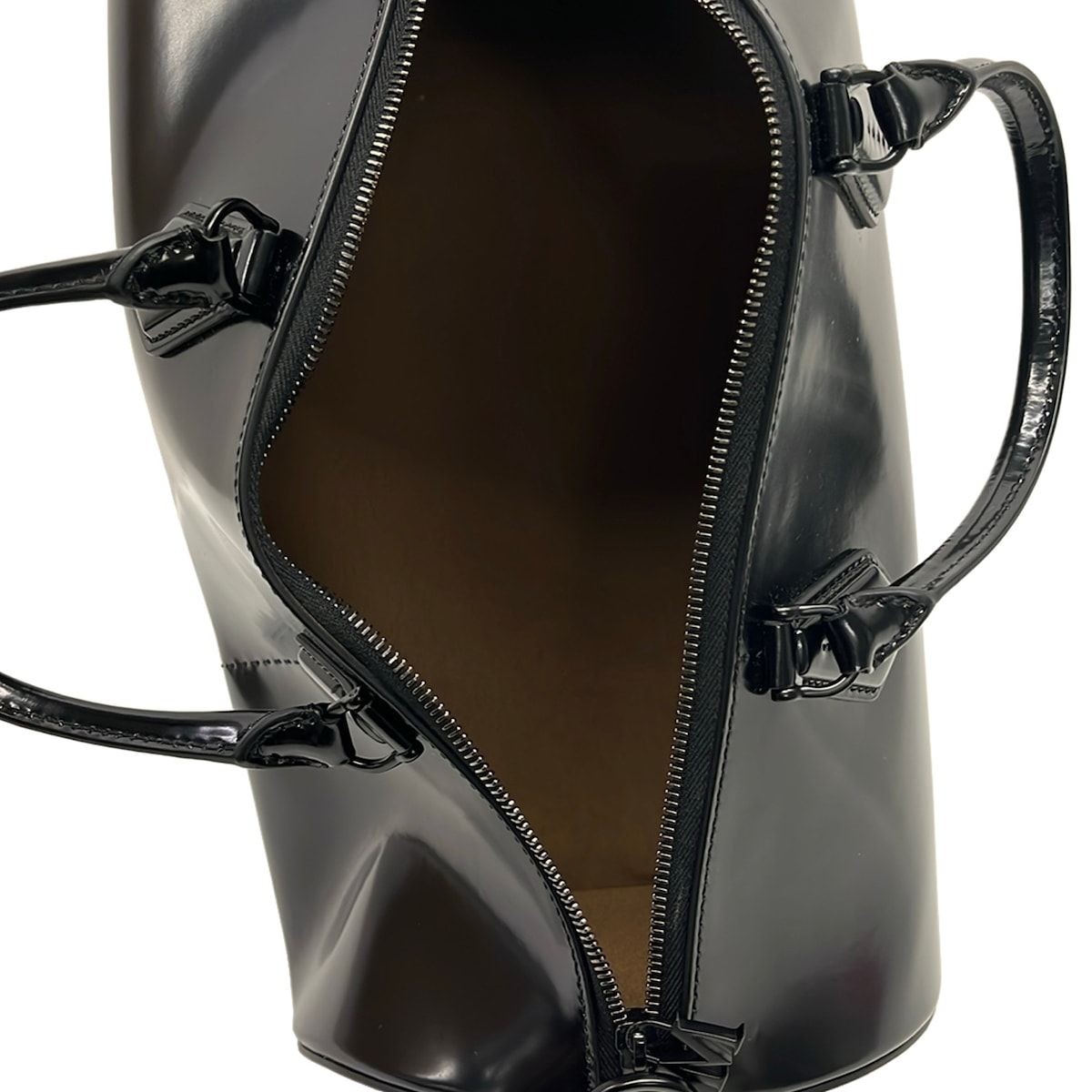 Max Mara Handbag Black 2-Way Leather — view 7