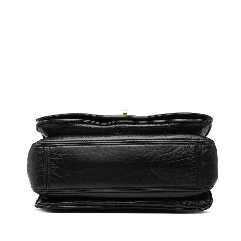 Miu Miu 2-Way Shoulder Bag Black Leather — view 3