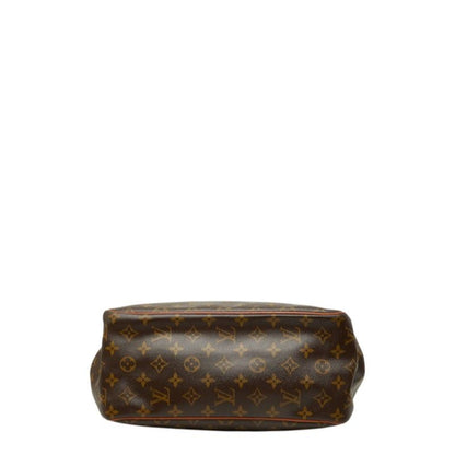 Louis Vuitton Monogram Batignolles Vertical Tote Shoulder Bag Brown Leather — view 3