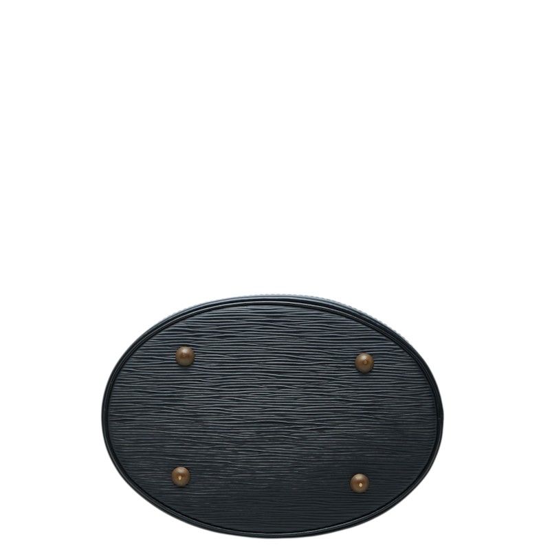 Louis Vuitton Epi Bucket PM Tote Shoulder Bag Noir Black Leather — view 3