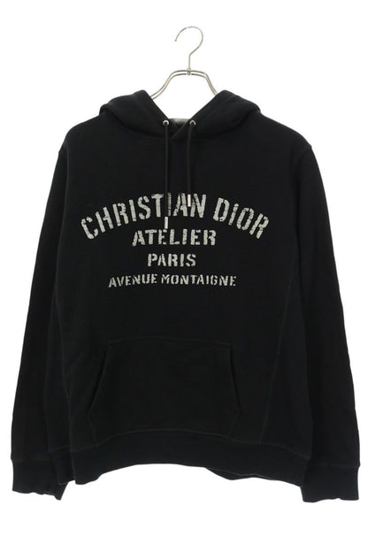 Dior Atelier Logo Print Hoodie