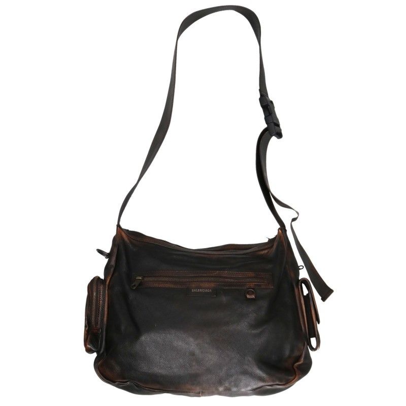 Balenciaga Busy Leather Shoulder Bag — view 2