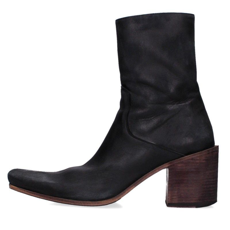 Balenciaga Monsieur Sidezipleather Boots