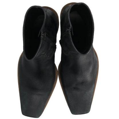 Balenciaga Monsieur Sidezipleather Boots — view 4