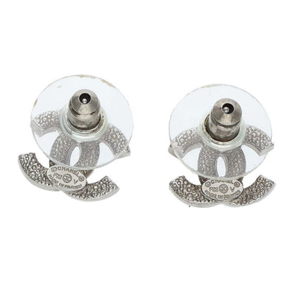 Chanel Rhinestone CC Logo Earrings — view 2