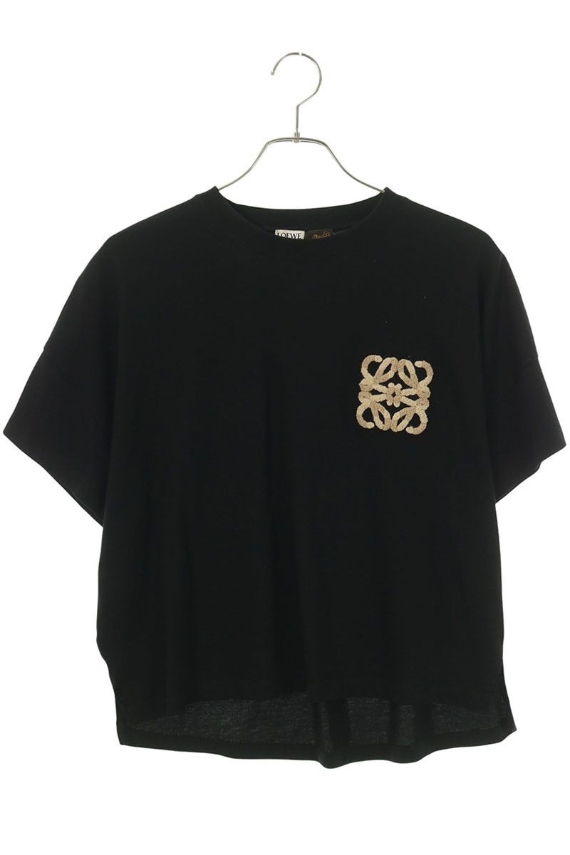 Loewe Anagram Embroidery Cropped T-Shirt XS