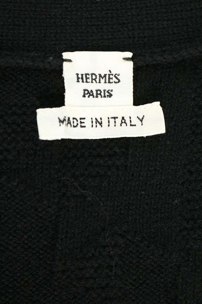 Hermes Belted H Motif Short Sleeve Knit Dress 40 — view 3